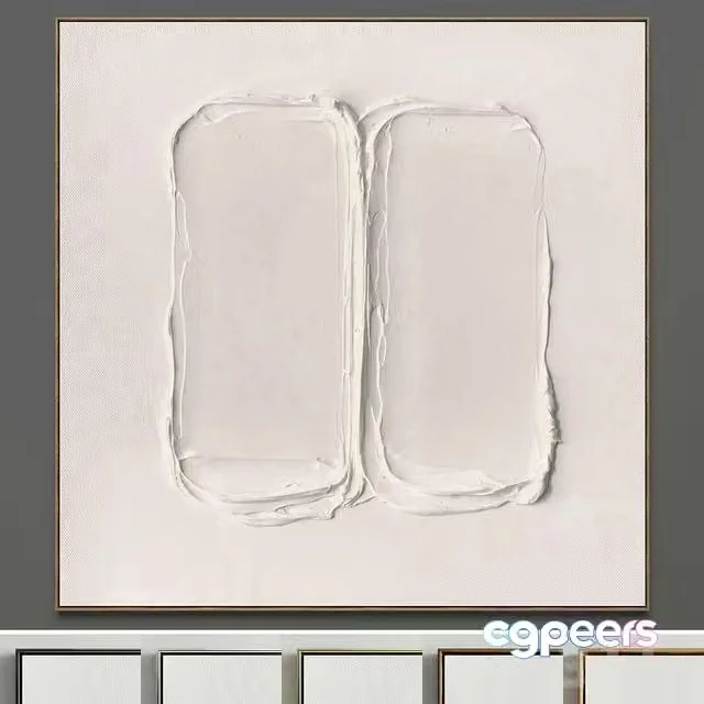 3ds Max Free – Plaster two square photo frames 38