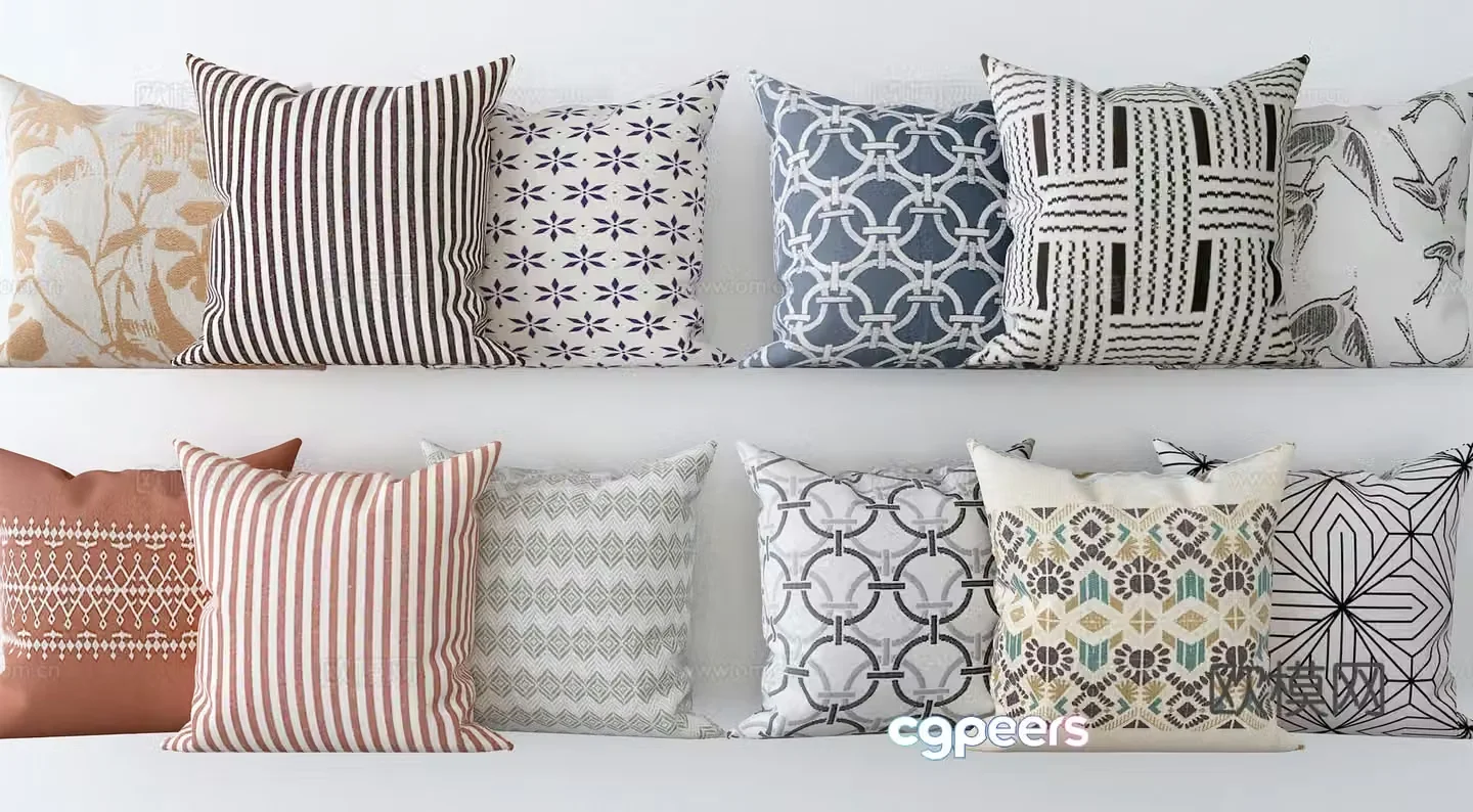 Modern pillow pillow 3d model