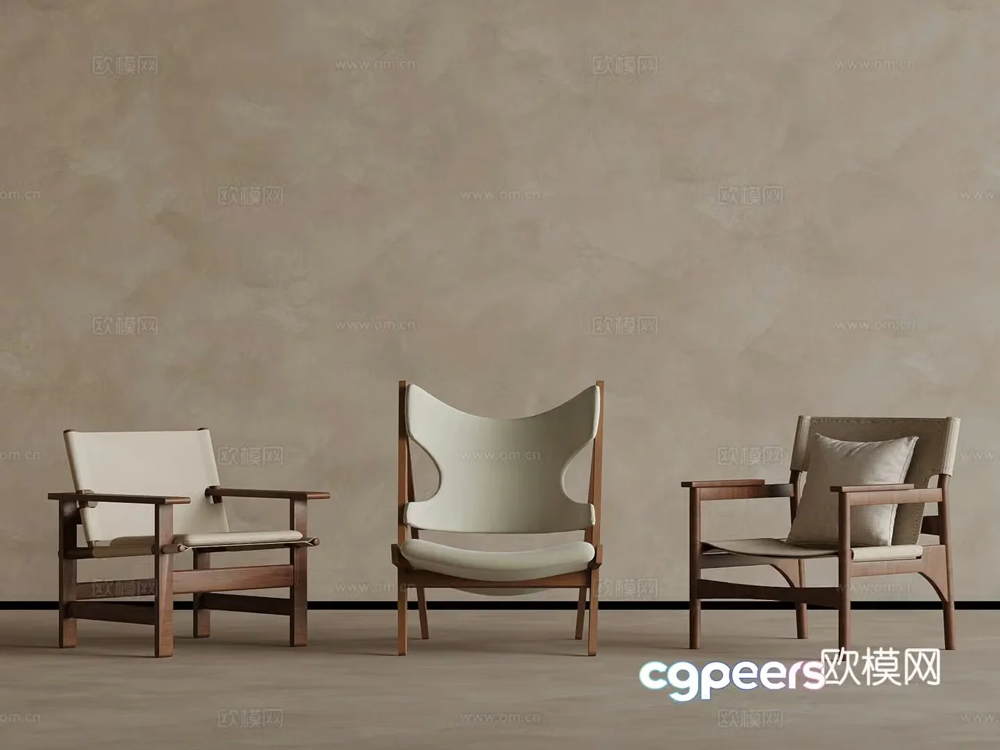 Leisure chair ancient leisure chair 3d model