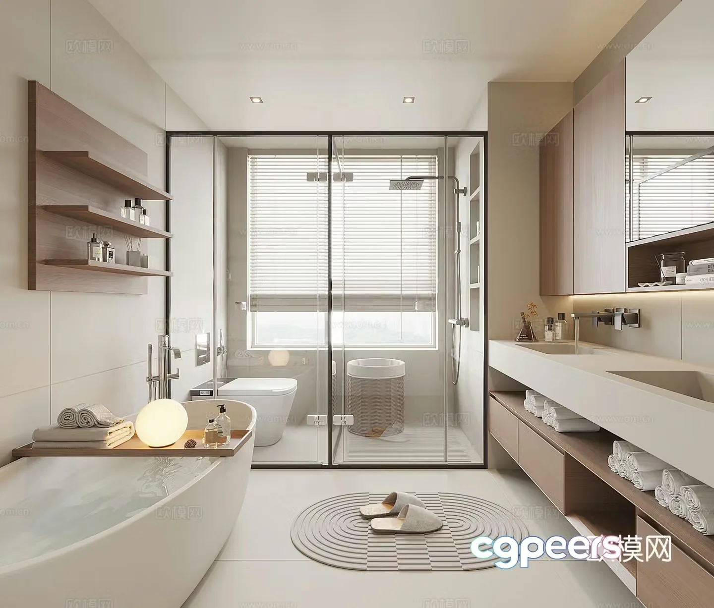 Modern bathroom 3d model