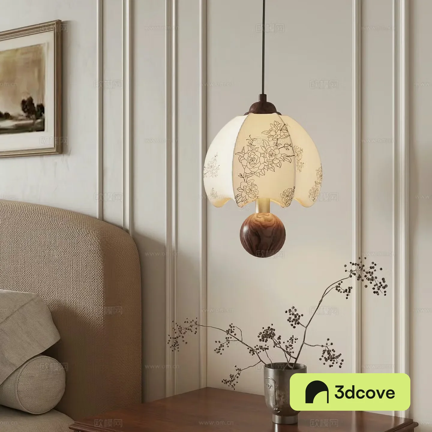 French medieval style chandelier