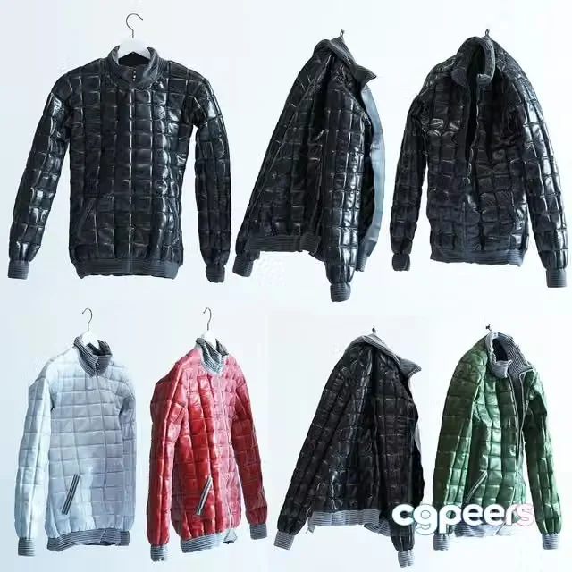 3ds Max Free – The jacket, down jacket