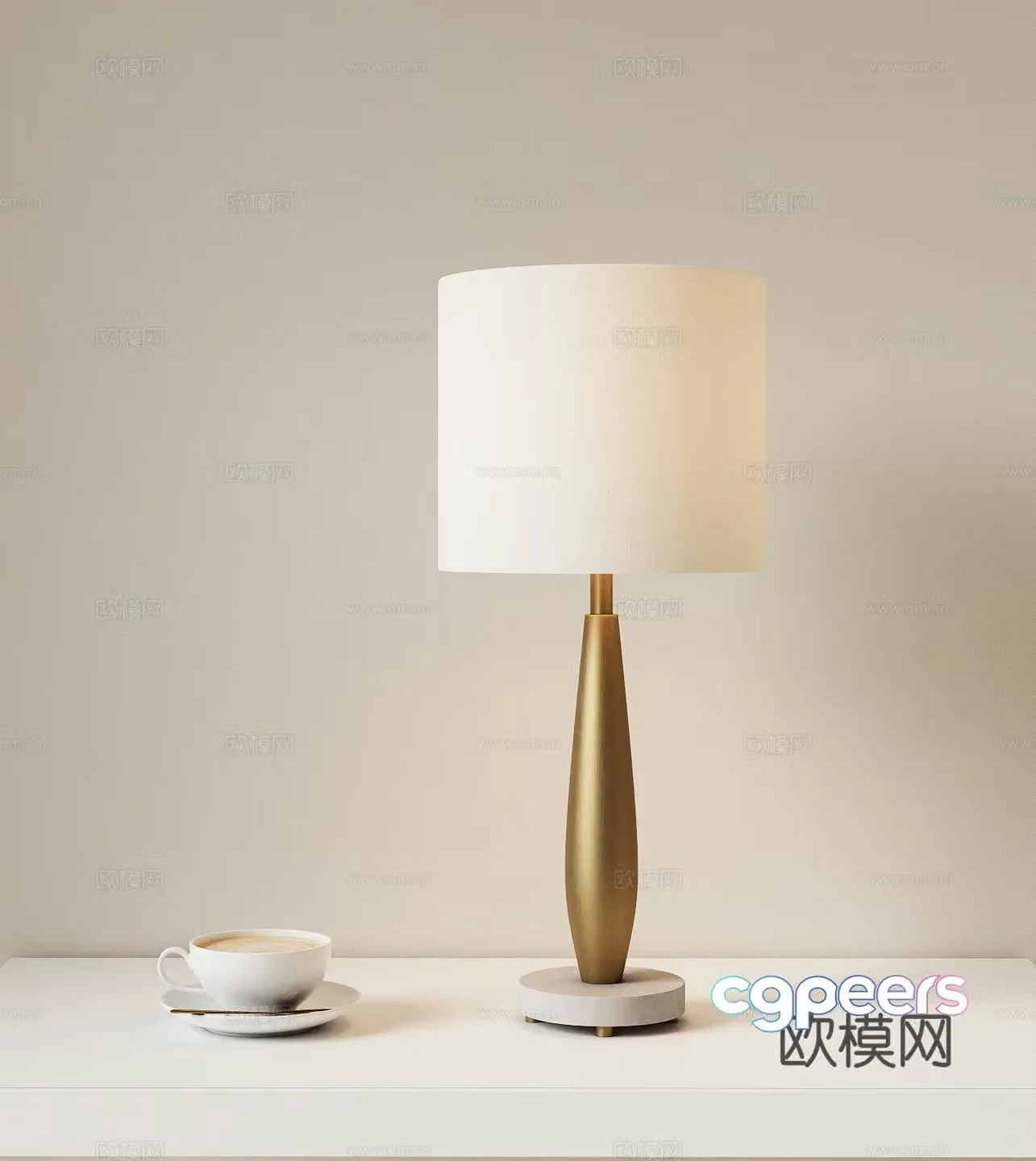 Modern metal desk lamp retro desk lamp light luxury desk lamp bedside desk lamp living room desk lamp 3D model
