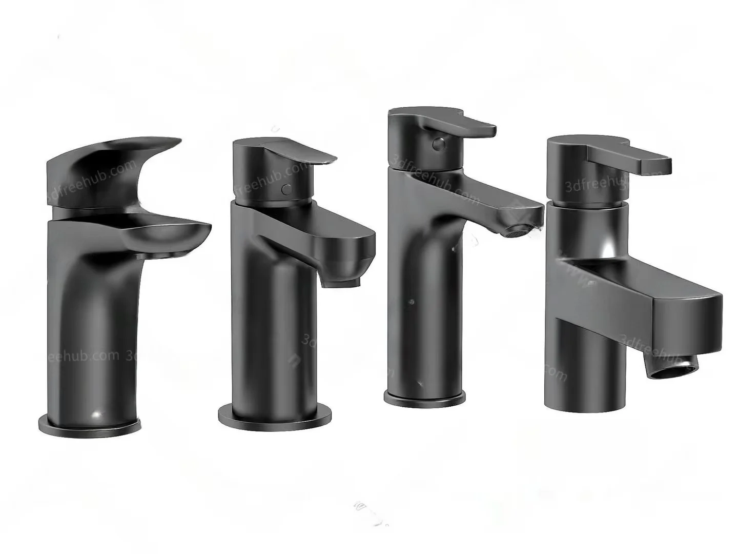 A Modern Bathroom Faucet 3D Model – 22412 – VRAY Render