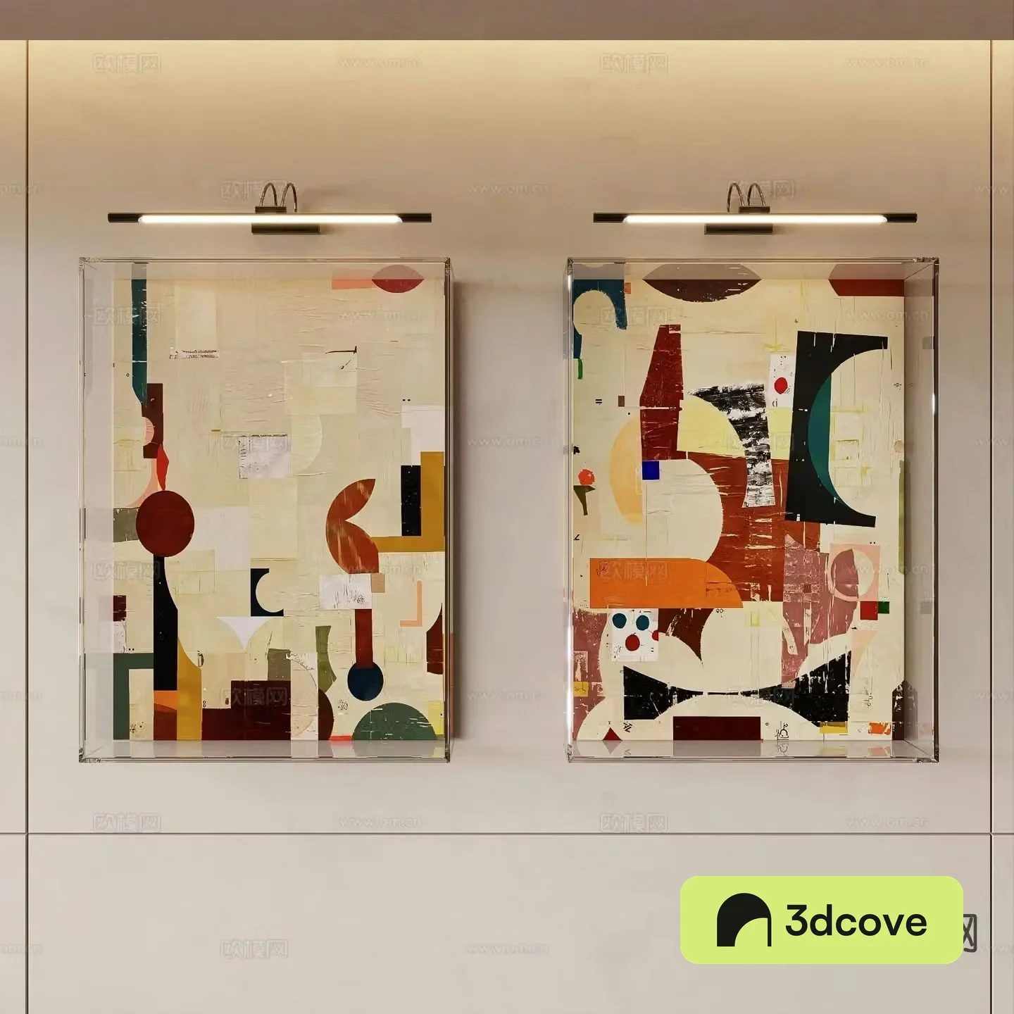 Wabi-sabi art painting texture painting decorative painting