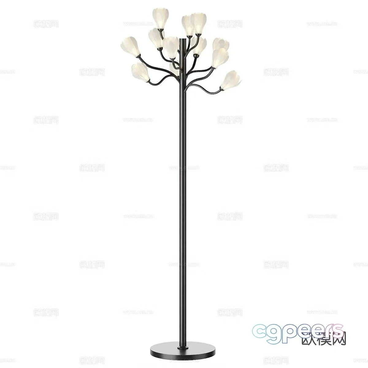 Modern floor lamp 3d model