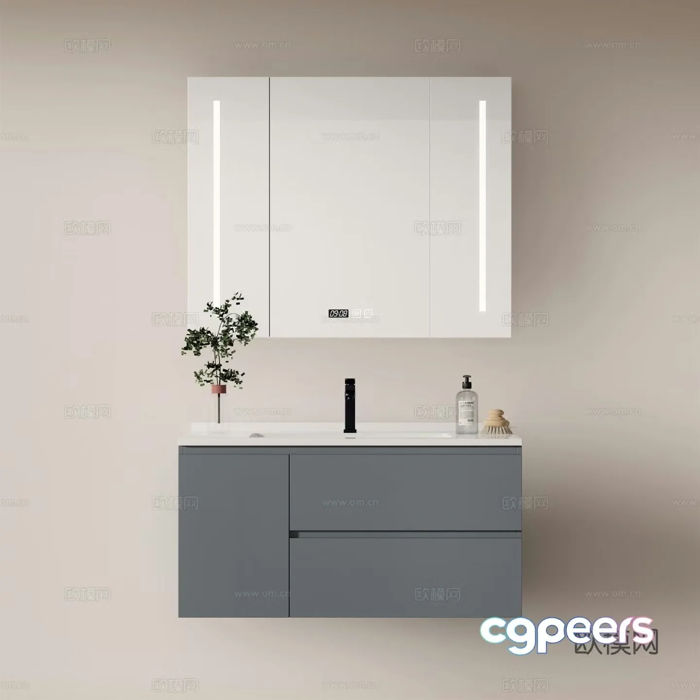 Modern wash basin wash basin 3d model