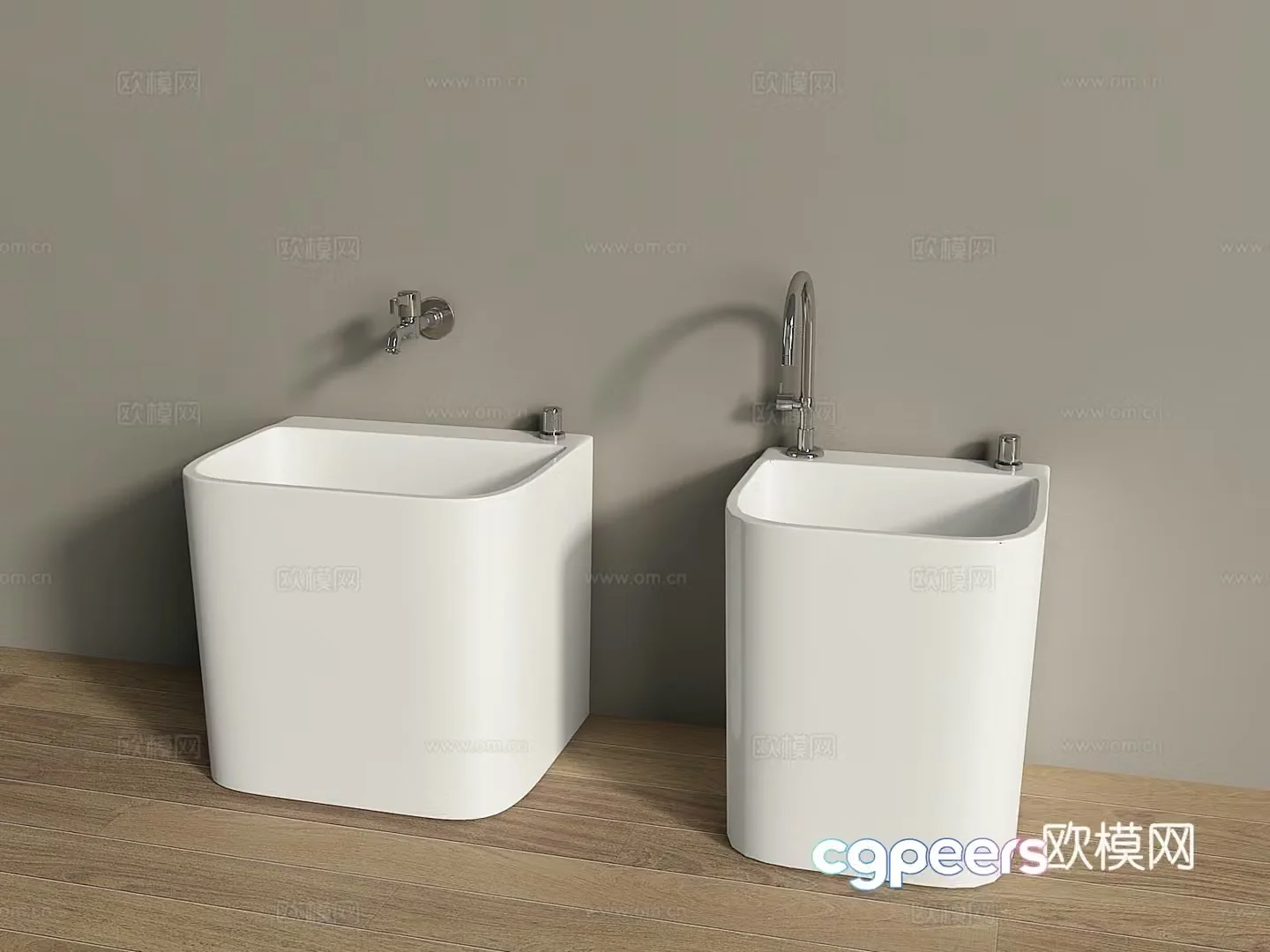 Modern mop pool mop pool 3d model