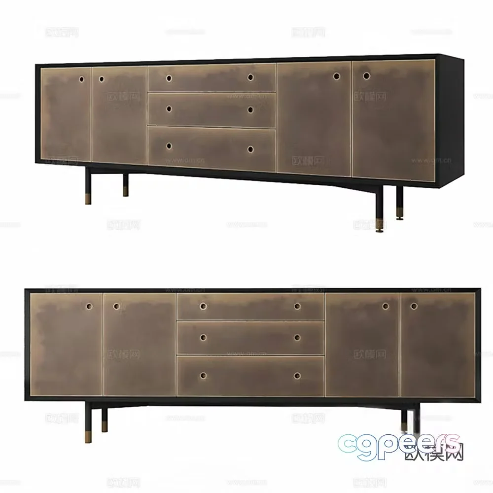 Cabinet TV cabinet low cabinet side cabinet entrance cabinet 3d model