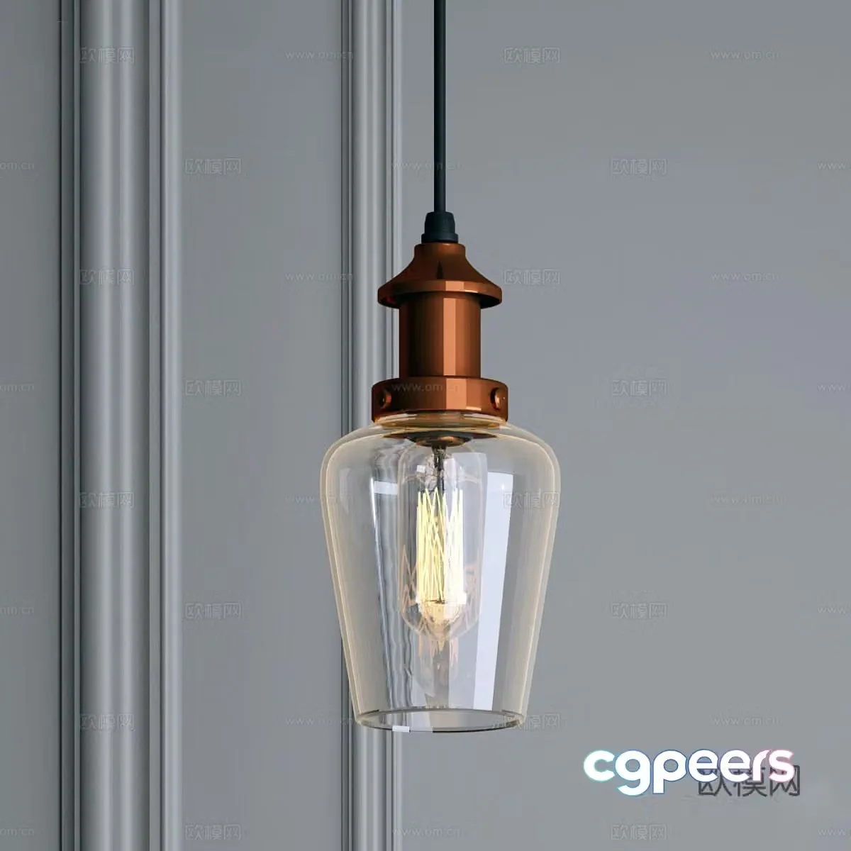 Decorative chandelier Bedside chandelier Bar chandelier Restaurant chandelier Background wall chandelier Art chandelier 3d model
