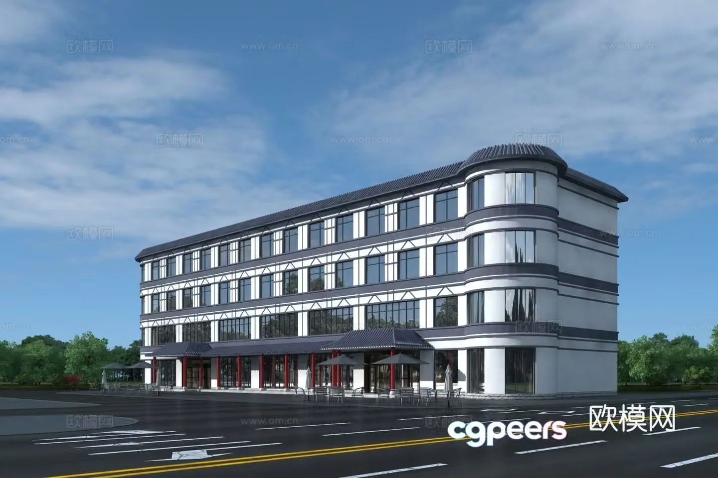 Office building 3d model