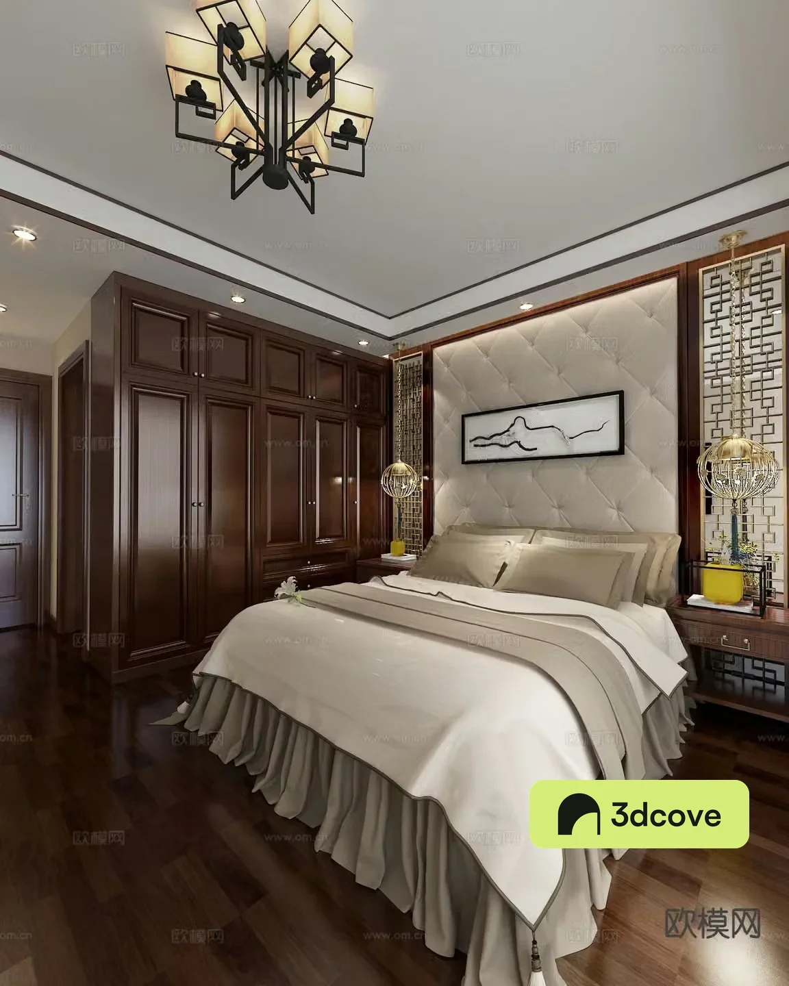 New Chinese style bedroom master room