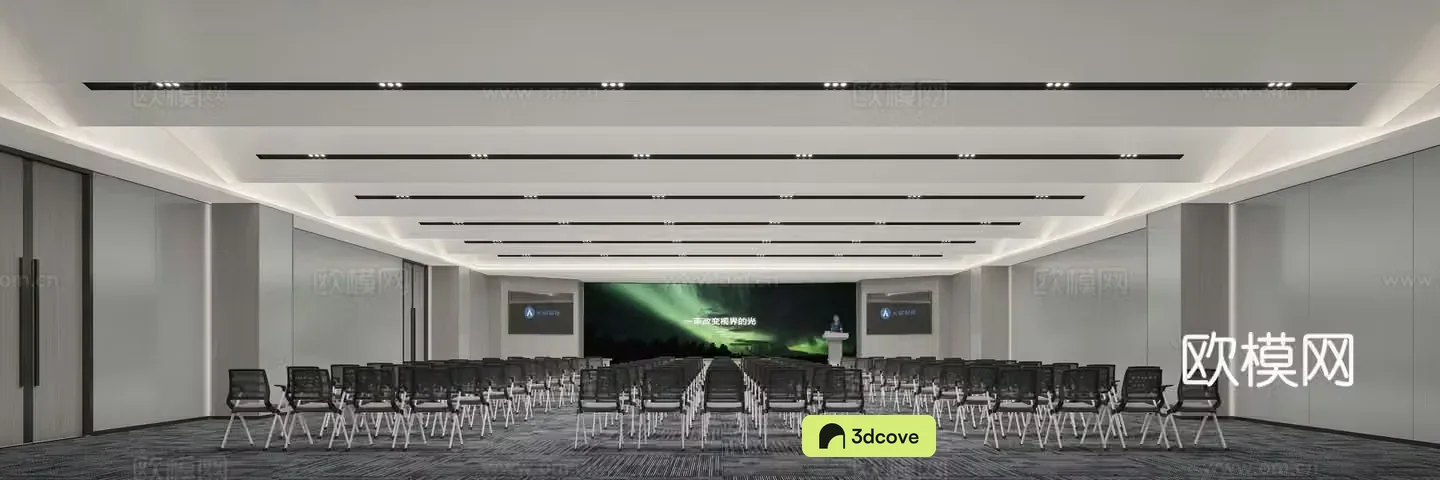 Modern training room
