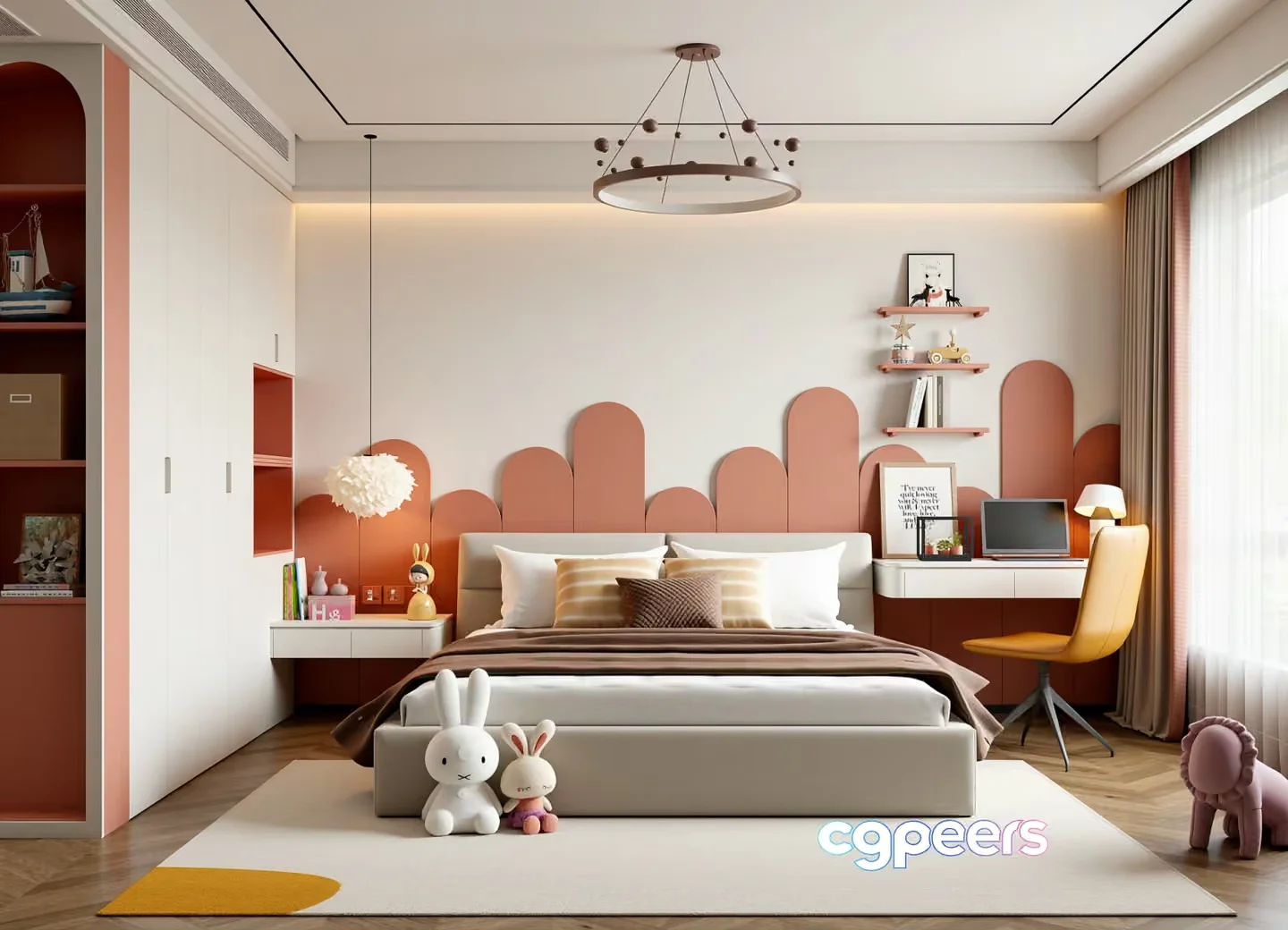 Modern Children’S Bedroom 3D Model – 16992 – VRAY Render