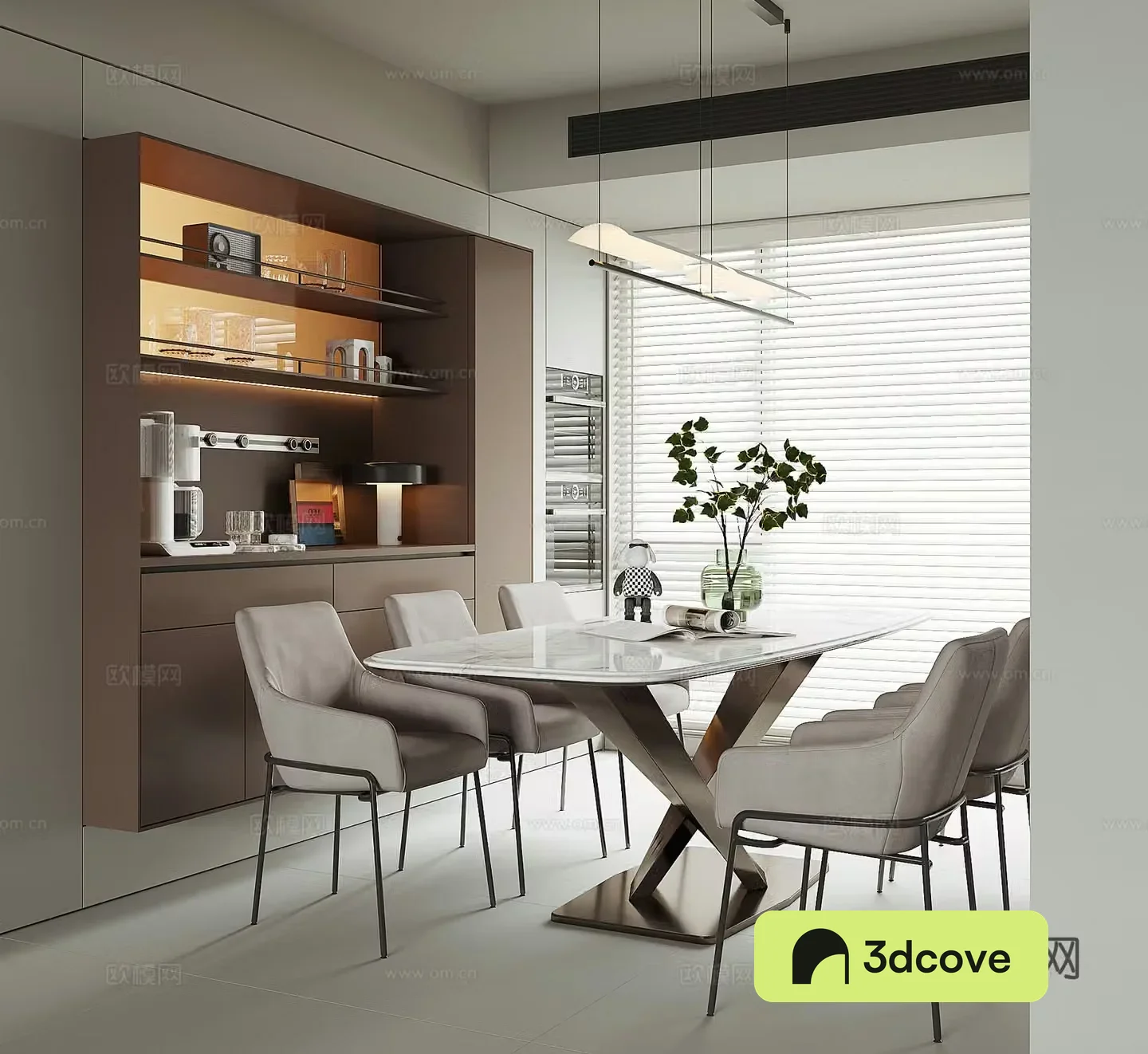 Modern home restaurant