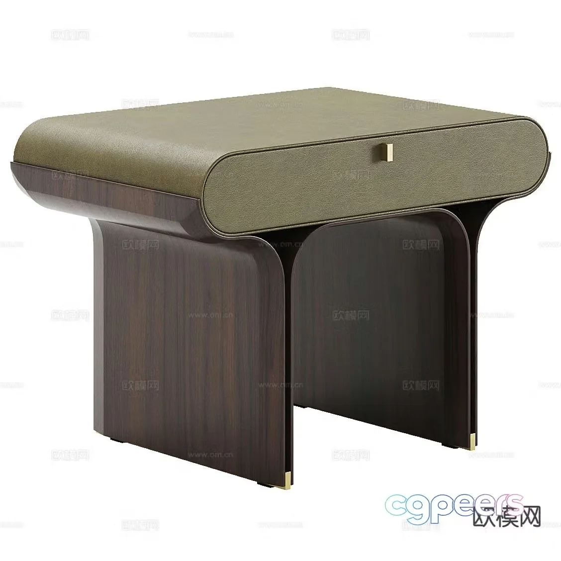 gallotti&radice bedside table 3d model