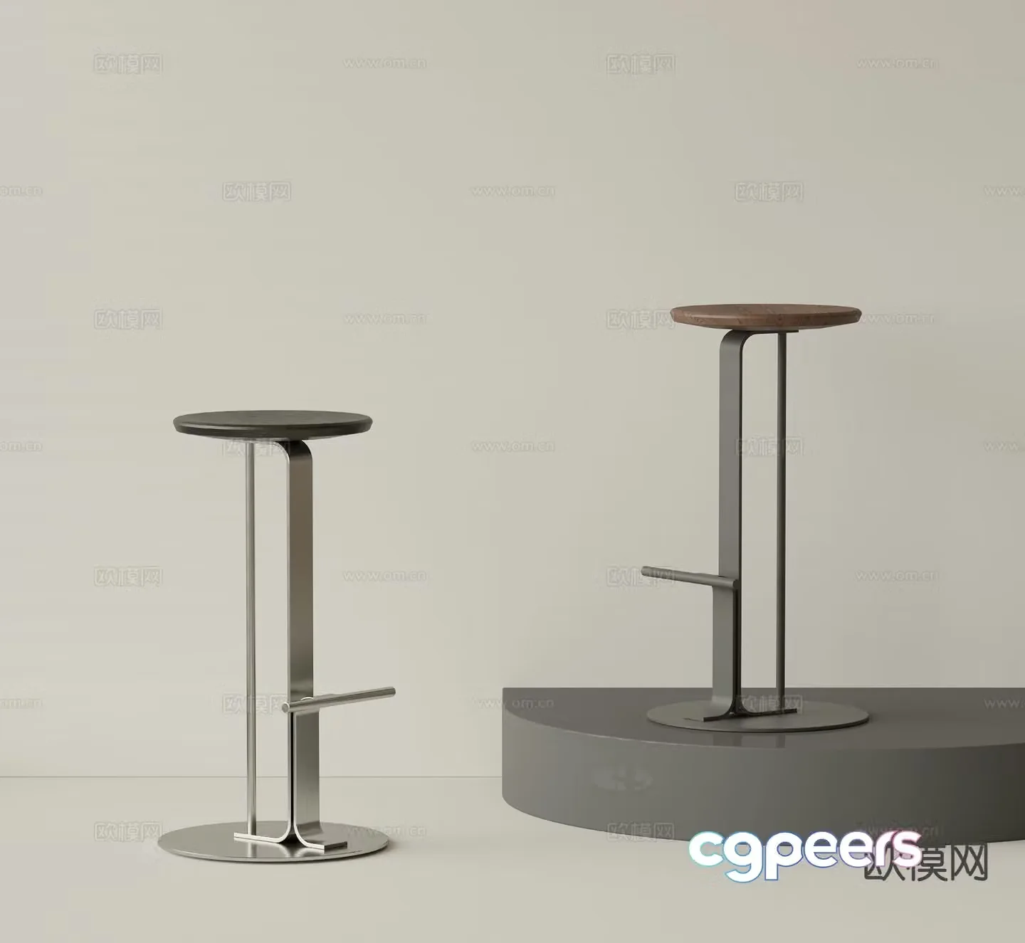Modern bar stool bar stool bar stool 3d model