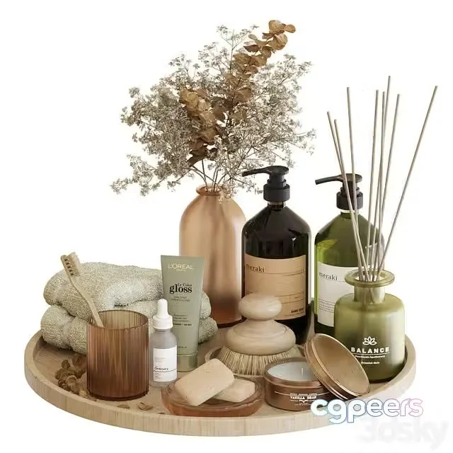 3ds Max Free – Bathroom Accessories-02