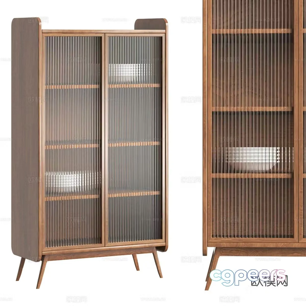 New Chinese sideboard storage cabinet chest of drawers 3d model