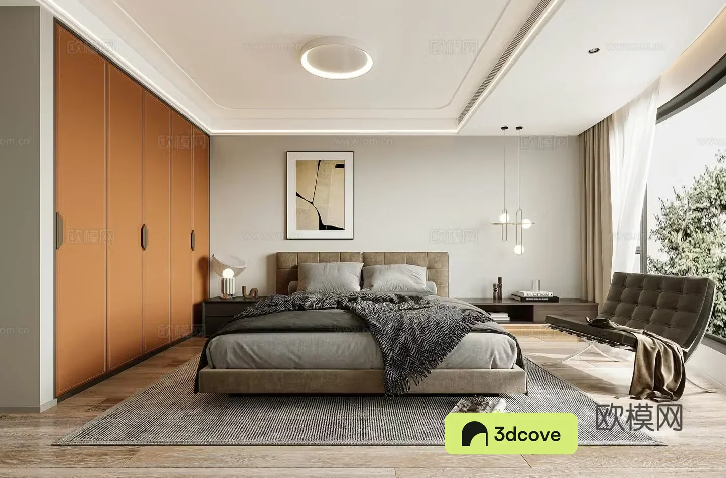 Modern bedroom