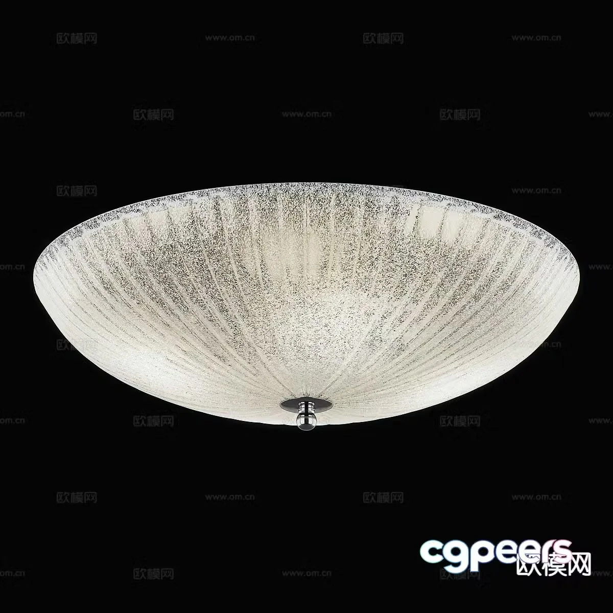 Simple European ceiling lamp living room lamp 3d model