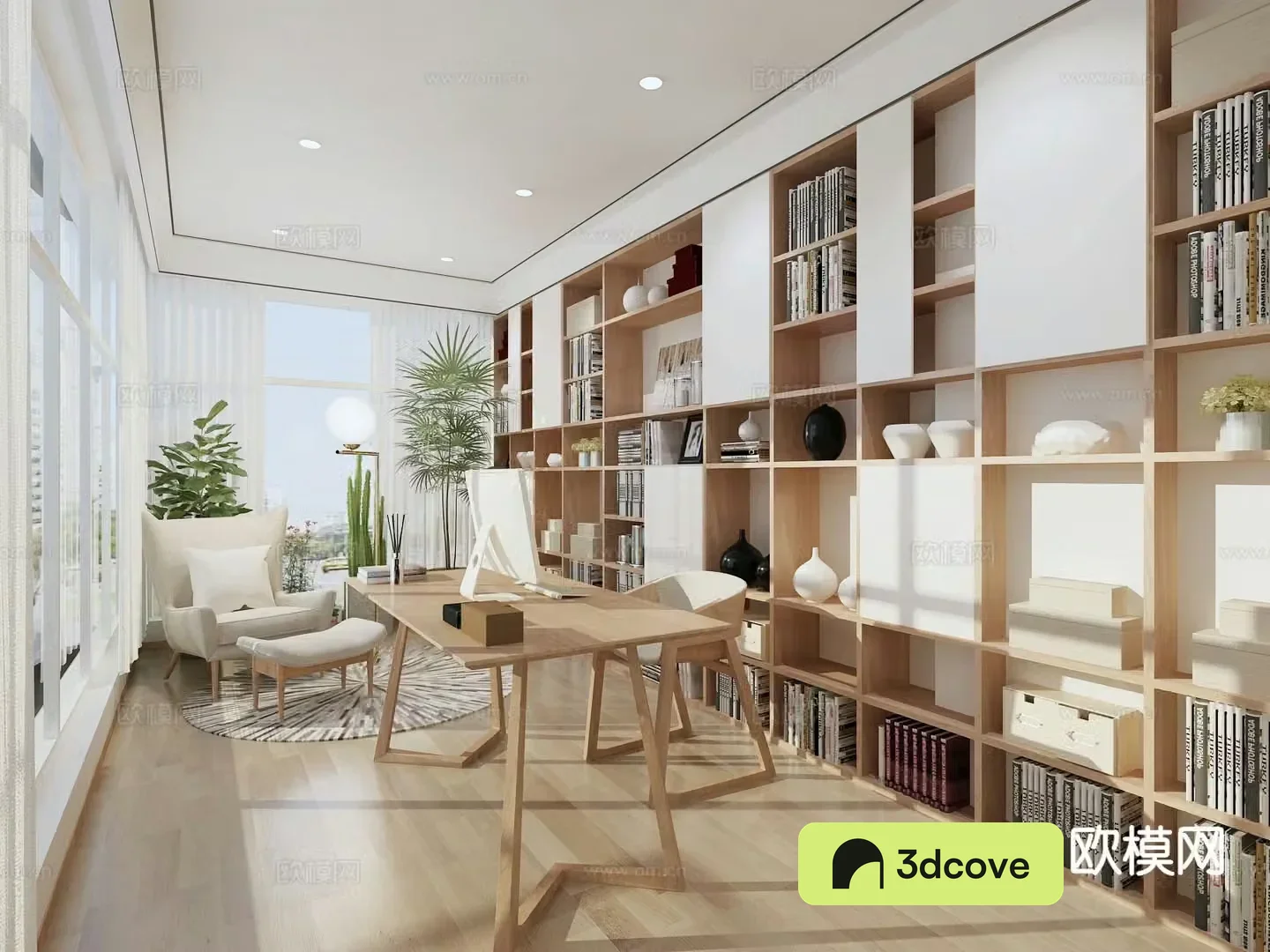 Japanese study room