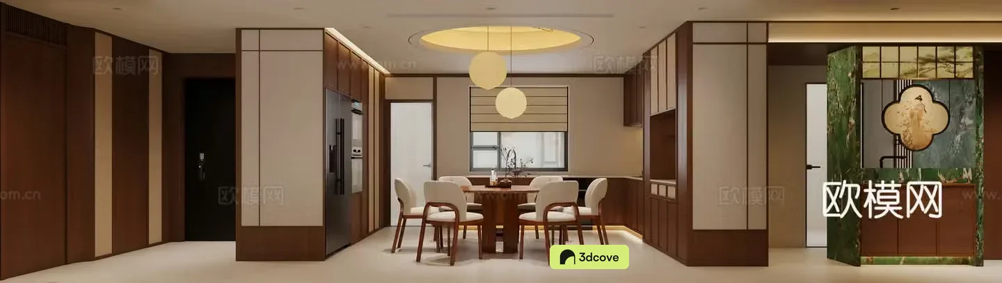 New Chinese style Song style aesthetics Restaurant