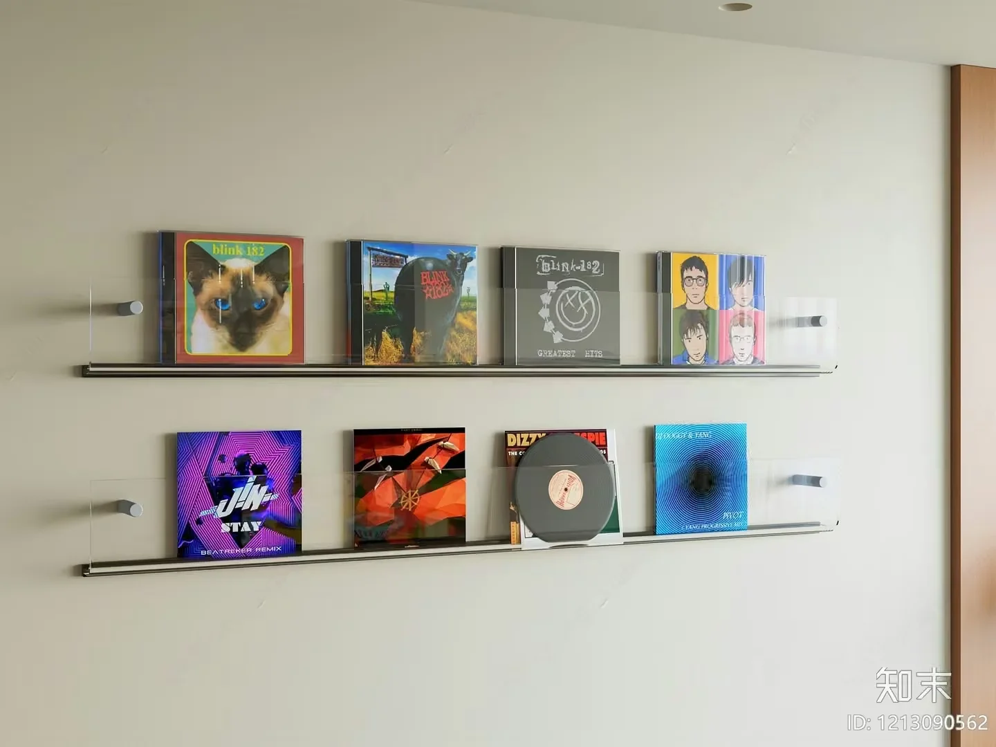 Modern Wall Shelves 3D Model – 5308 – VRAY Render