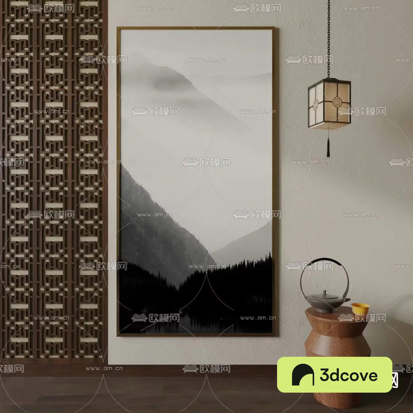 New Chinese landscape painting Art painting Decorative painting