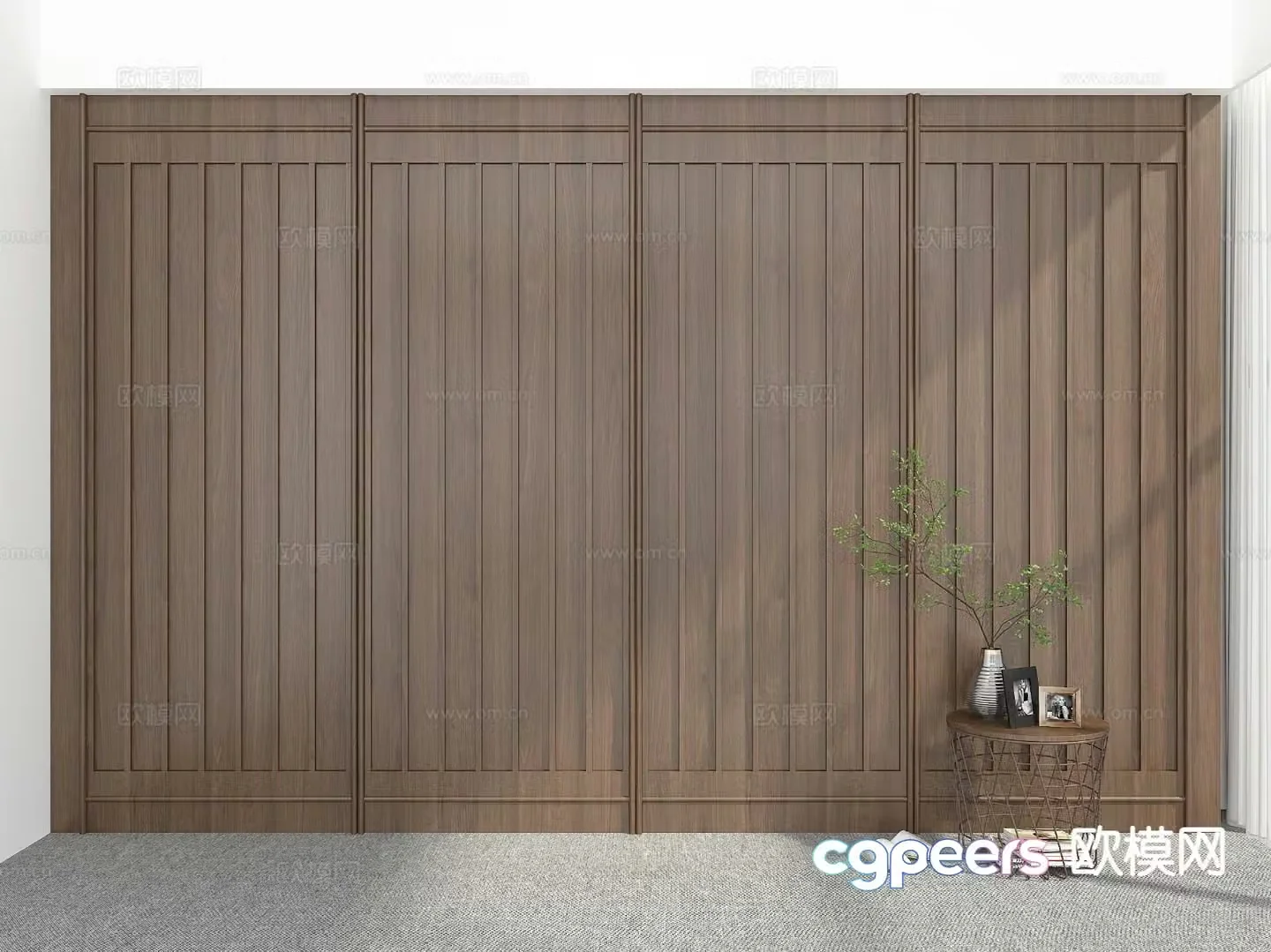 wabi-sabi wardrobe wardrobe 3d model