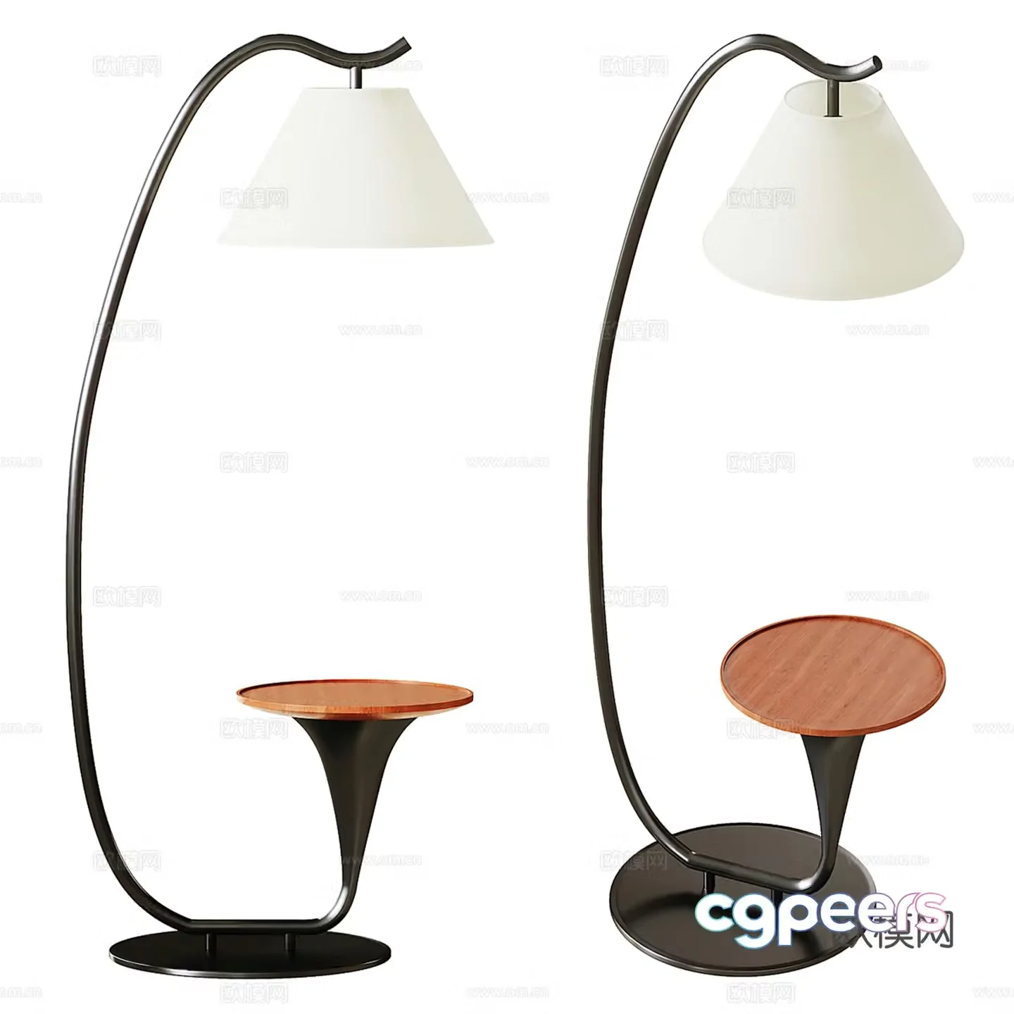 Modern floor lamp 3d model