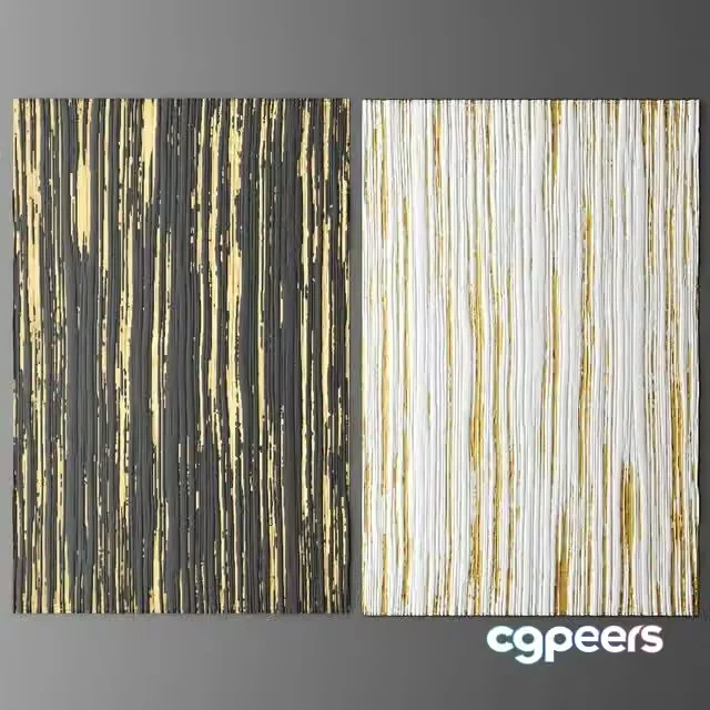 3ds Max Free – Decor for wall. Panel. 3D 965