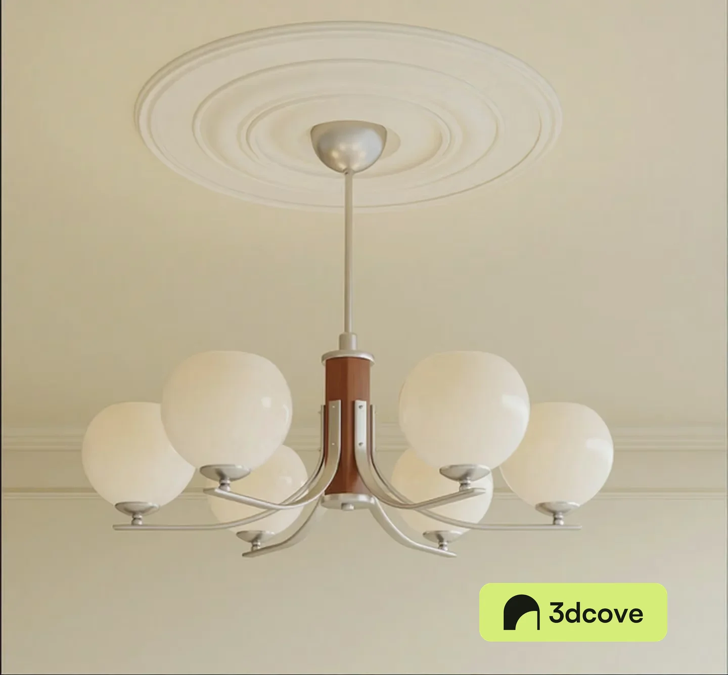 A White Chandelier
