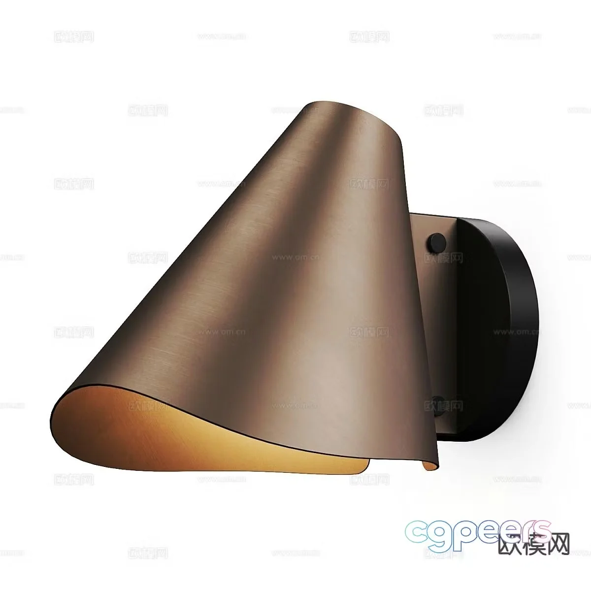 Light luxury wall lamp bedside lamp 3d model