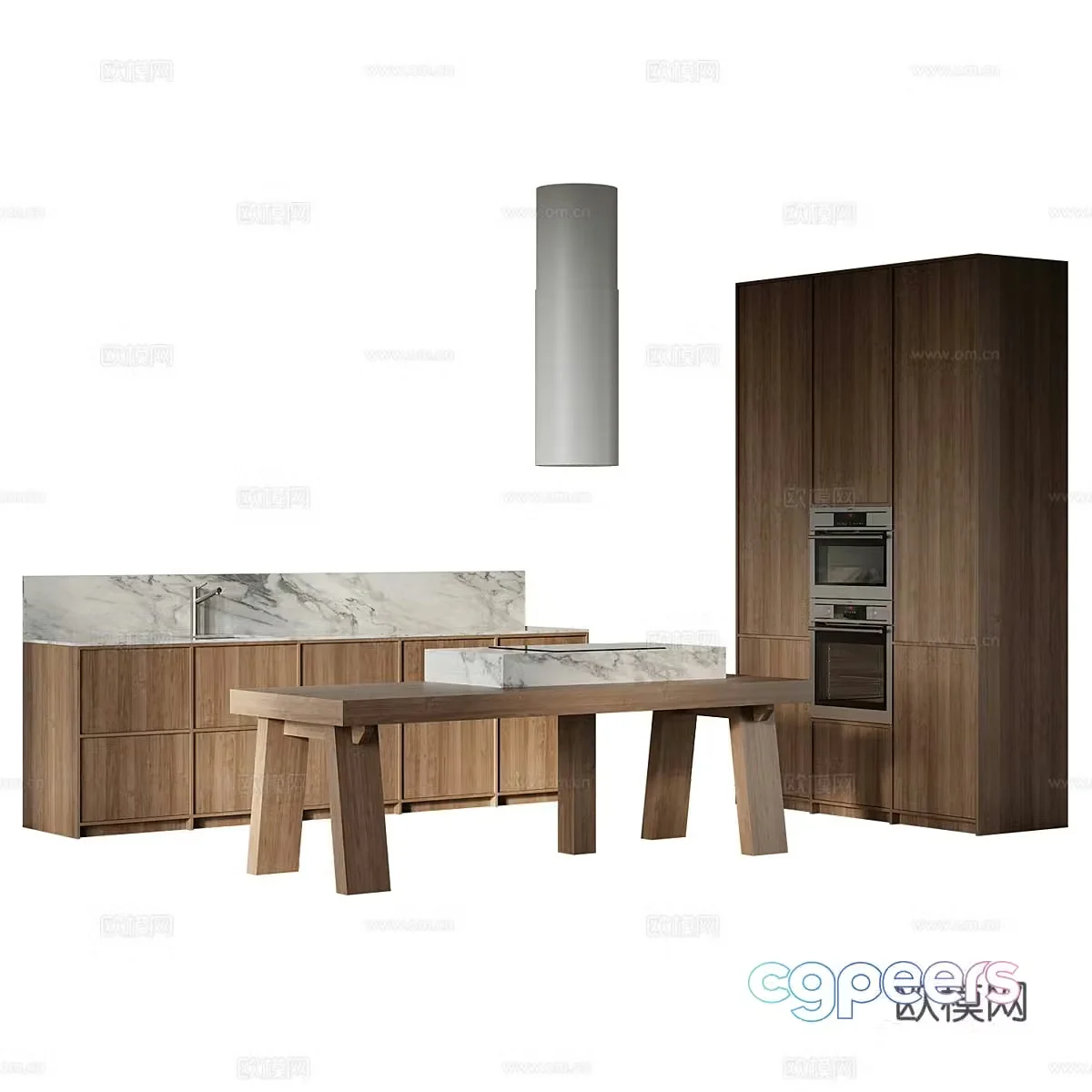 New Chinese style Wasabi cabinet 3D model