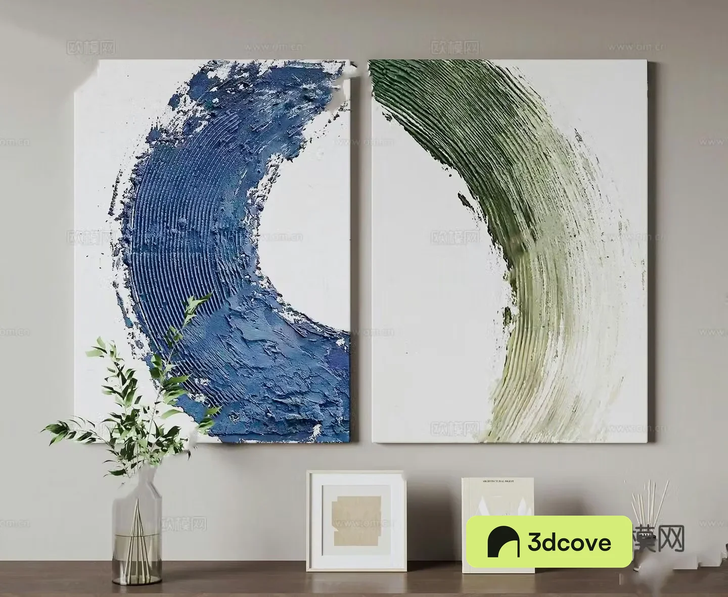 Modern decorative painting hanging painting oil painting