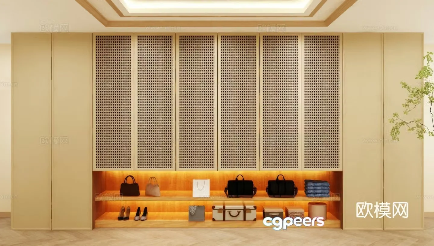 Wardrobe Design Wardrobe Wardrobe Chair Bedroom Wardrobe Hotel Wardrobe 3D Model