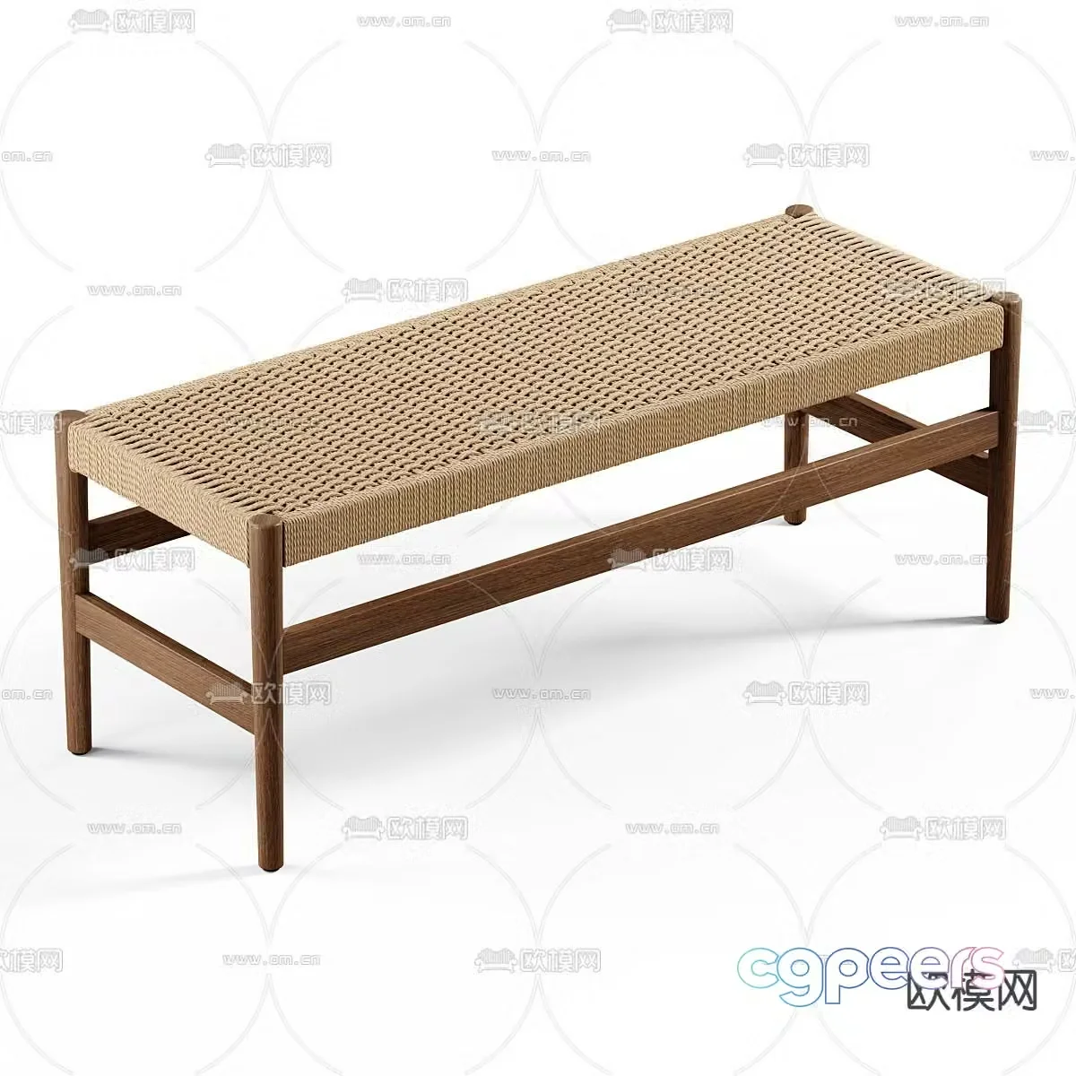 stool bench bench 3d model