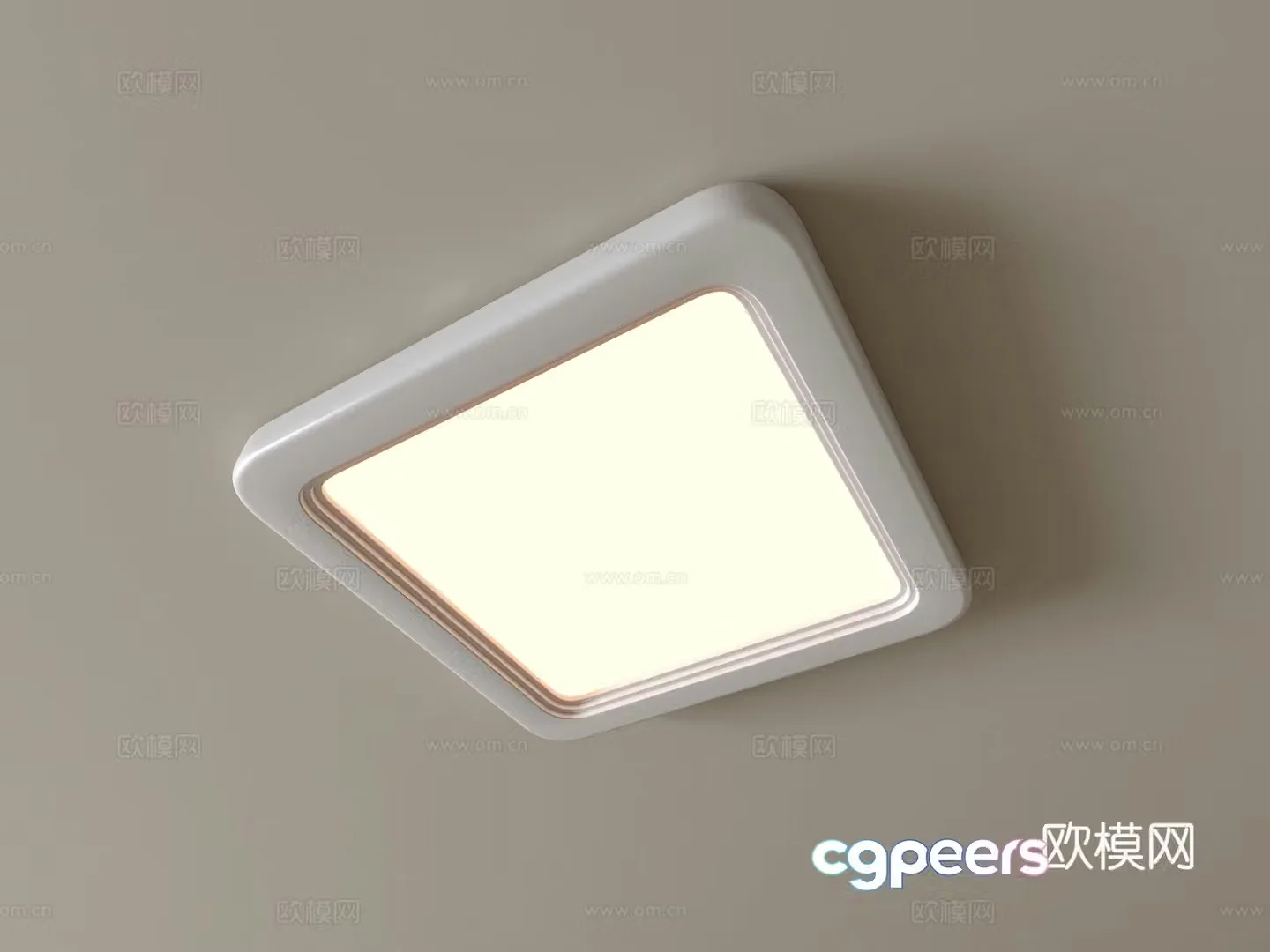 Modern ceiling lamp Geometric ceiling lamp Bedroom lamp Artistic shaped lamp Fashion living room lamp 3D model