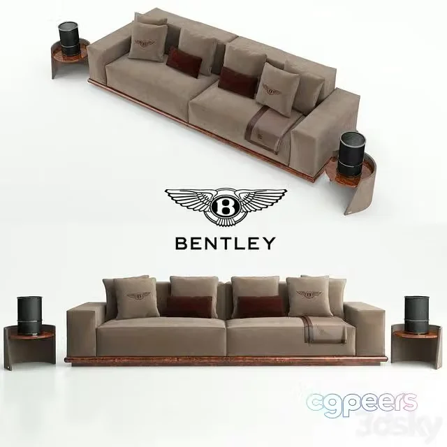 3ds Max Free – Bentley wellinghton sofa