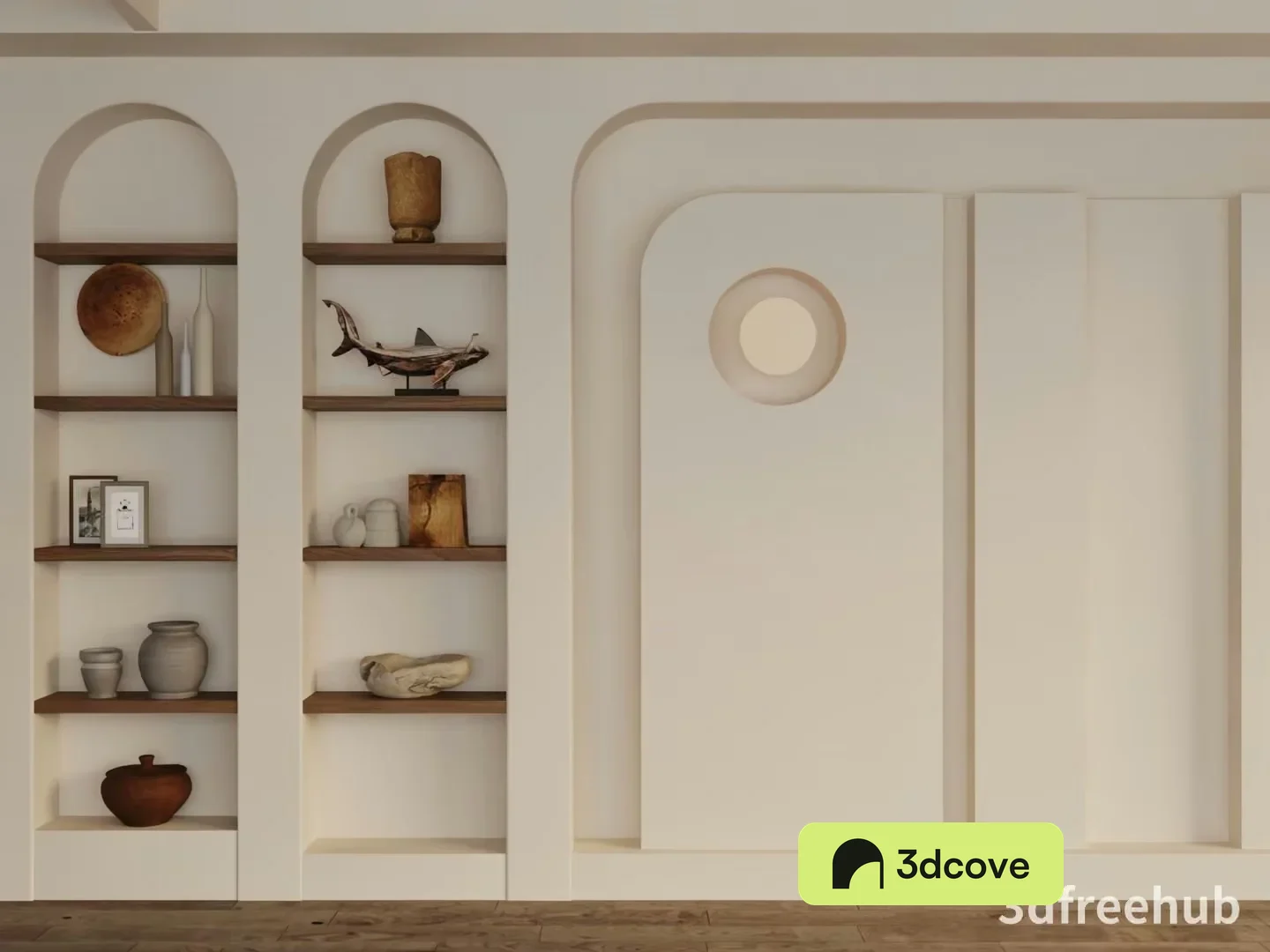 Cozy White Shelf
