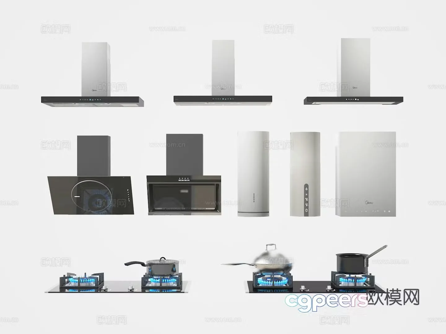 Range hood 3d model