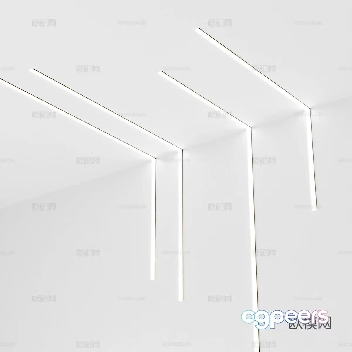 3D model of bar light group