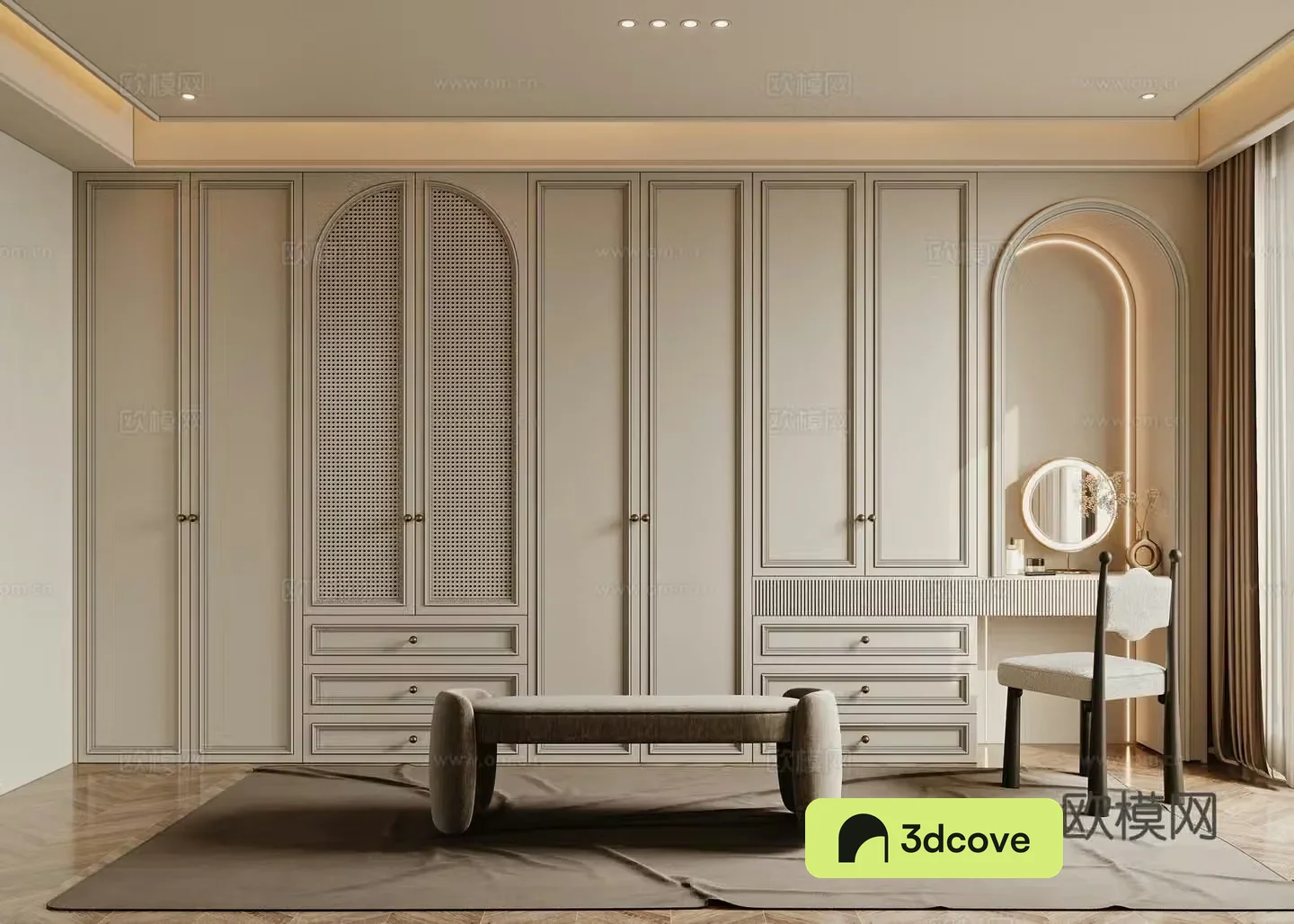 French cloakroom