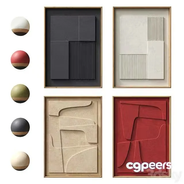3ds Max Free – Atelier Plateau. Relief set 16