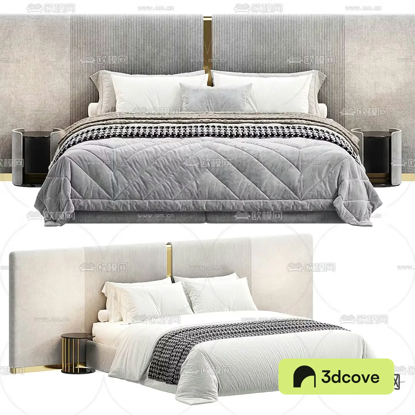 Rugiano double bed d model