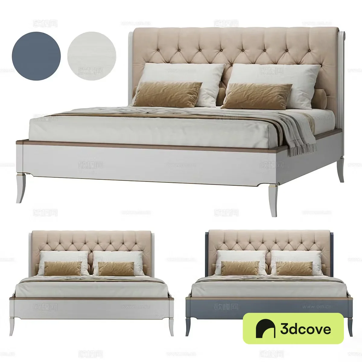 Background double bed