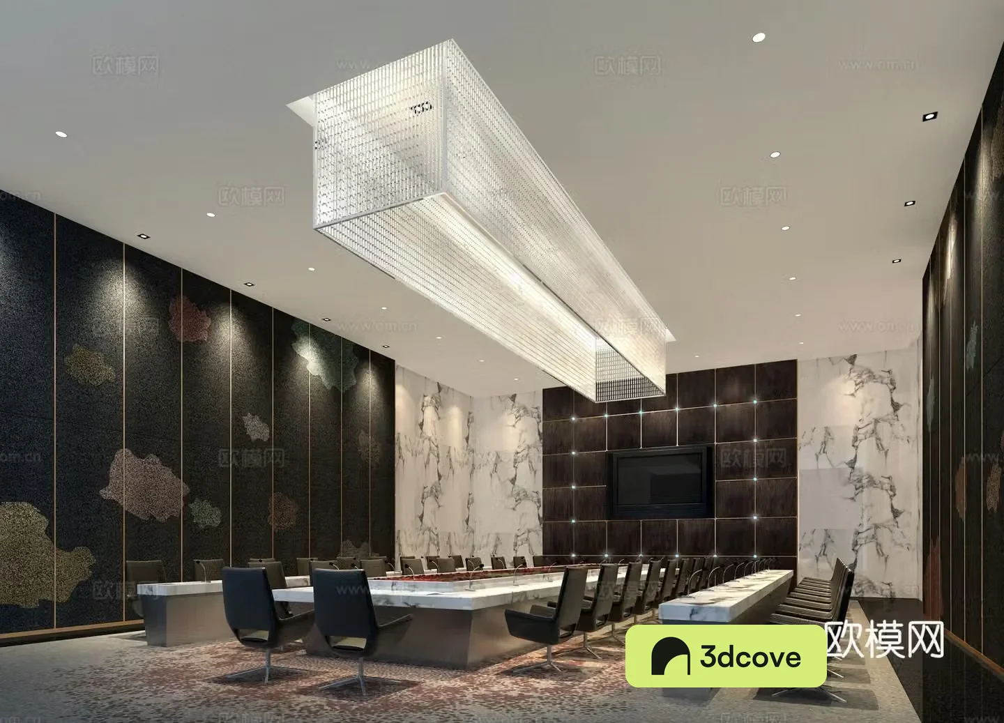 Zen Chinese style conference room hotel conference