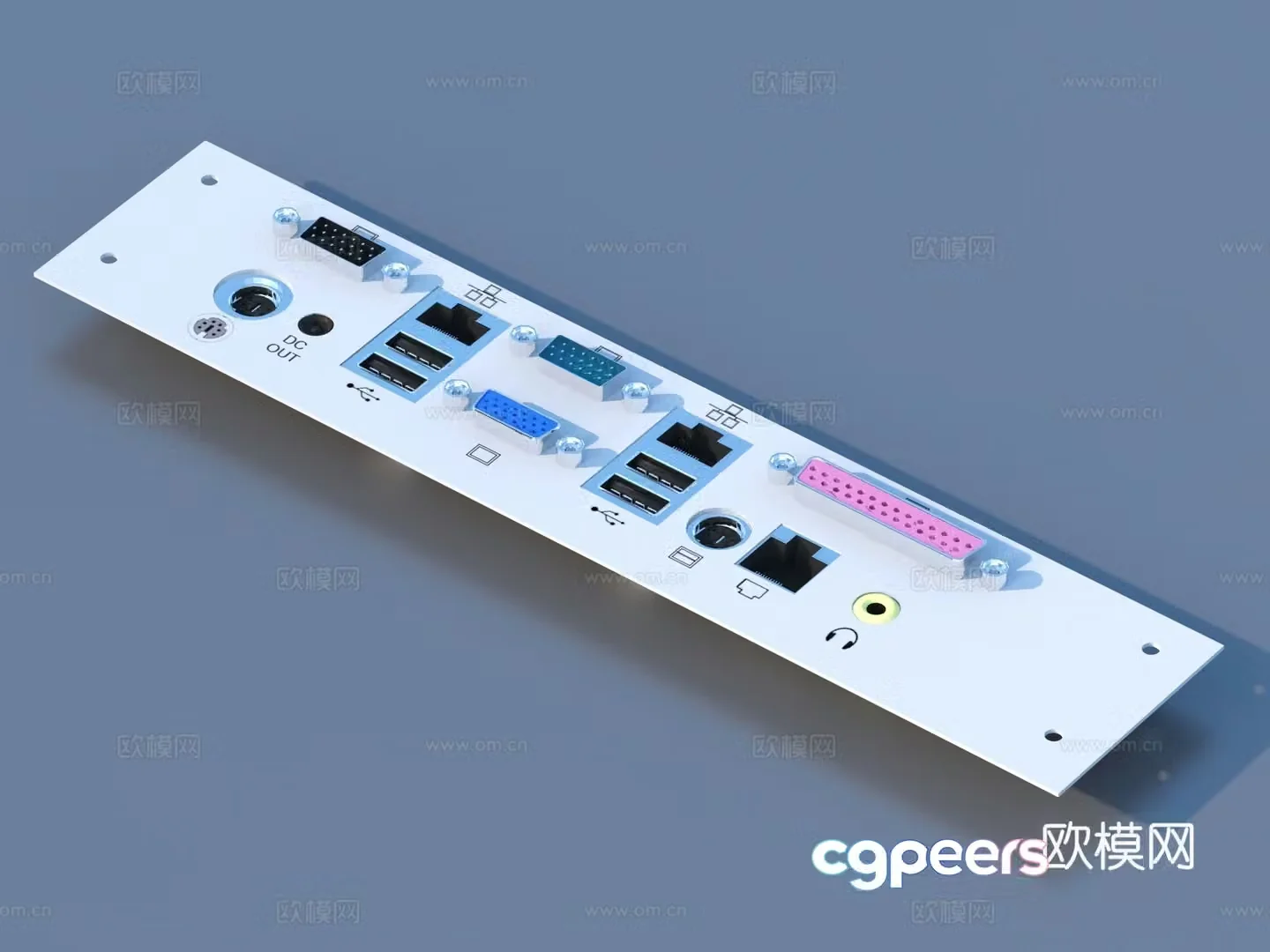 Electronic interface Electronic component 3D model