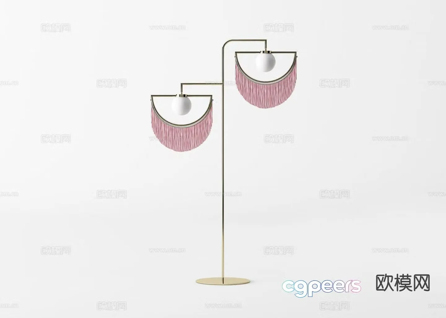 Modern floor lamp 3d model
